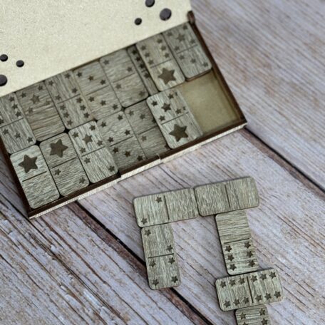 Jeu de Dominos en mdf Les Scrapouz